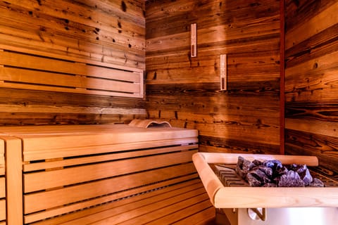 Sauna, hot stone massages, sports massages, body scrubs