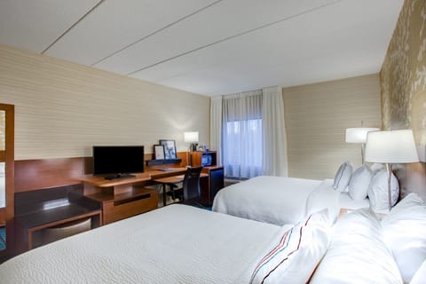 Room, 2 Queen Beds | Premium bedding, in-room safe, desk, laptop workspace