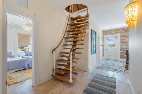 tree staircase to music room
