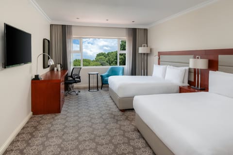 Premium Room, 2 Double Beds | Premium bedding, minibar, in-room safe, desk