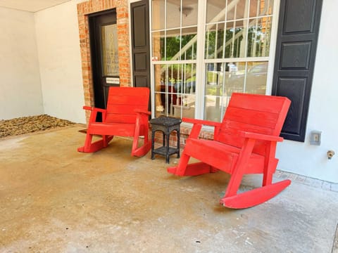 Inviting Porch with Rocking Chairs for Peaceful Mornings