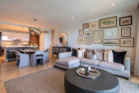 Premium Condo, 2 Bedrooms, Ocean View | Living area | Smart TV