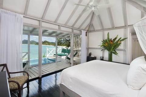 Premium Suite, Private Pool, Sea Facing | In-room safe, blackout drapes, iron/ironing board, free WiFi
