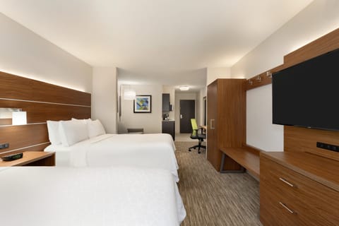 Suite, 2 Queen Beds (Additional Living Area) | In-room safe, desk, blackout drapes, iron/ironing board