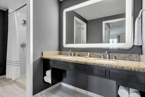 Free toiletries, hair dryer, towels, soap