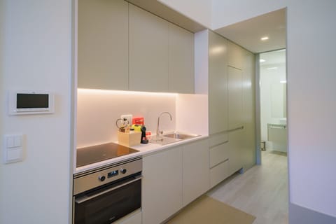 Standard Apartment | Private kitchen | Fridge, oven, stovetop, dishwasher