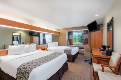 Standard Room, 2 Queen Beds | Desk, laptop workspace, rollaway beds, free WiFi