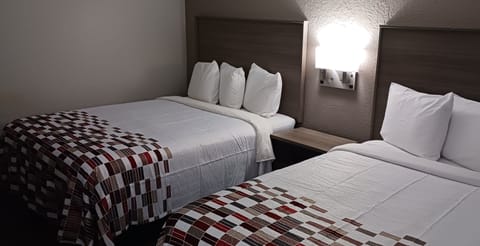 Deluxe Room, 2 Queen Beds, Non Smoking | Desk, blackout drapes, free WiFi, bed sheets
