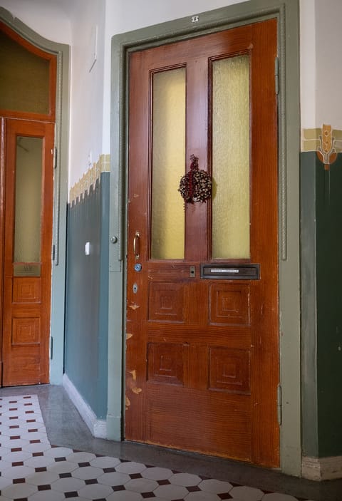 Interior entrance