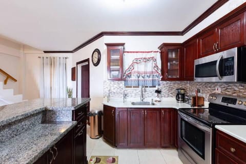 Apartment | Private kitchen | Fridge, microwave, oven, stovetop