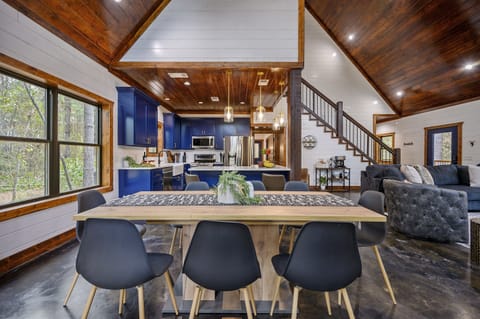 Gather around the table for family feasts, game nights, or late-night chats—this spot is made for togetherness.