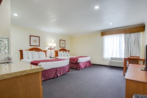 Superior Room, 2 Queen Beds, Microwave | In-room safe, laptop workspace, blackout drapes, iron/ironing board