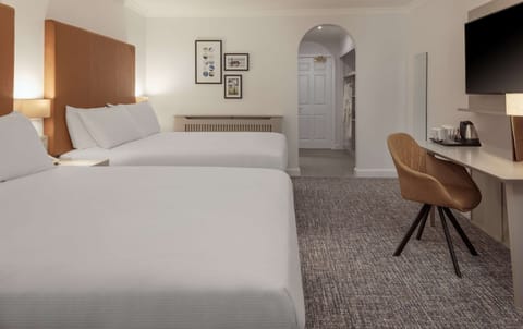 Deluxe Room, 2 Queen Beds | In-room safe, soundproofing, free WiFi, bed sheets
