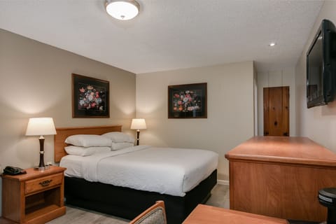 Room, 1 Queen Bed | Premium bedding, pillowtop beds, in-room safe, desk