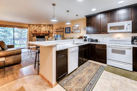 Condo, 1 Bedroom Breckenridge Business License No. 40466 | Private kitchenette | Full-size fridge, microwave, oven, dishwasher