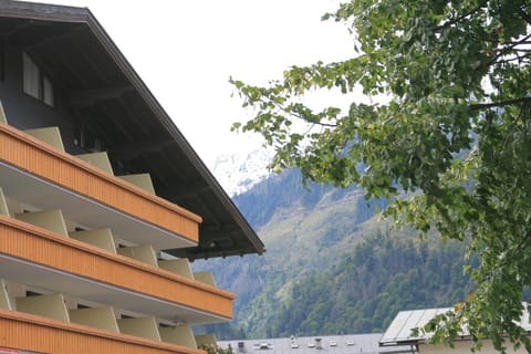 Outside of apartment building