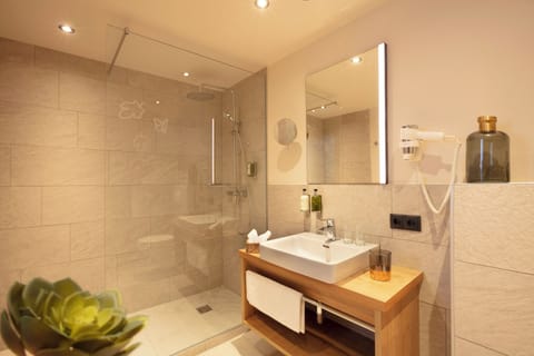 Free toiletries, hair dryer, bathrobes, slippers