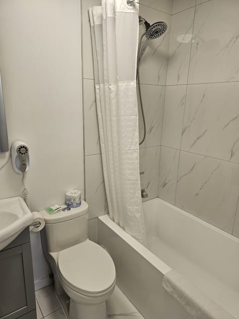 Premium Room | Bathroom | Combined shower/tub, hair dryer, towels, soap