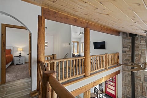 3rd level king bedroom and loft with sleeper sofa great for kids