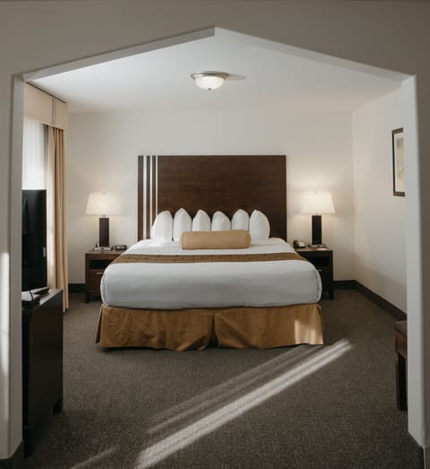 Studio Suite, 1 King Bed, Non Smoking | Pillowtop beds, in-room safe, desk, blackout drapes