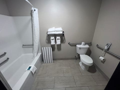 Room, Multiple Beds, Accessible, Non Smoking | Accessible bathroom
