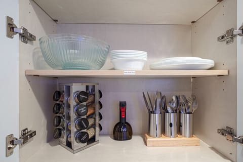 Fully stocked unit | Cooking ware, Coffee, Tea, etc.