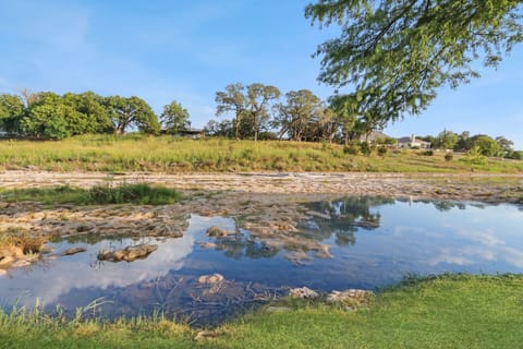 Looking across to the other side of the river.