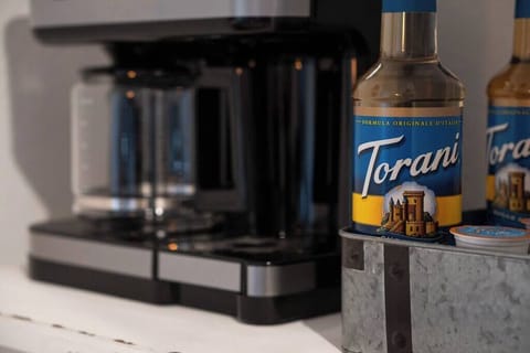 Well-appointed coffee station