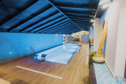 Indoor pool, outdoor pool