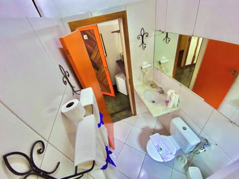 Luxury Room | Bathroom | Shower, hair dryer, towels, soap