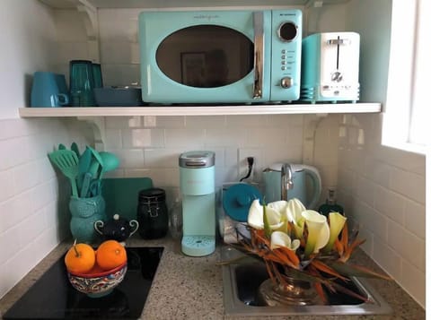 Out kitchenette has beauty and functionality. It comes with all you need.