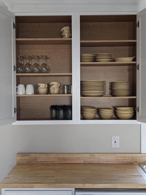Fully stocked kitchen. Almost everything you will need to cook a full meal. 