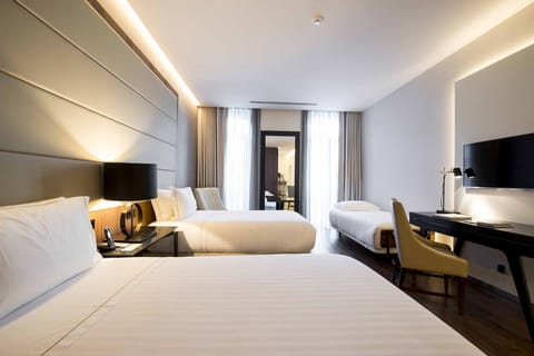 Triple Room | Premium bedding, memory foam beds, minibar, in-room safe