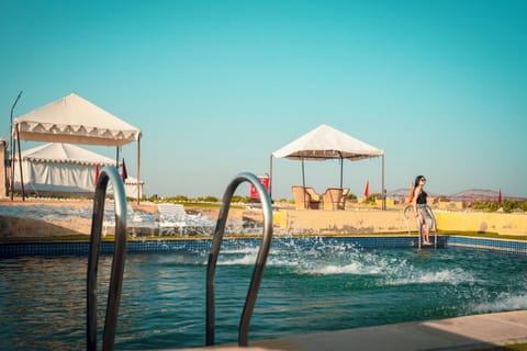 Seasonal outdoor pool