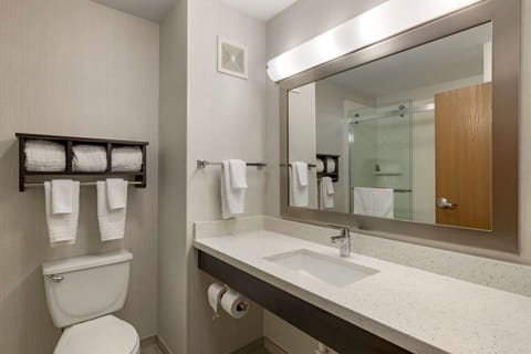 Standard Room, 2 Queen Beds, Non Smoking | Bathroom | Free toiletries, hair dryer, towels, soap