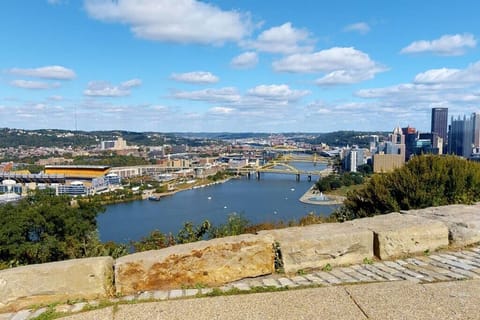 View from Points of View Park.  Two minute walk from the apartment.