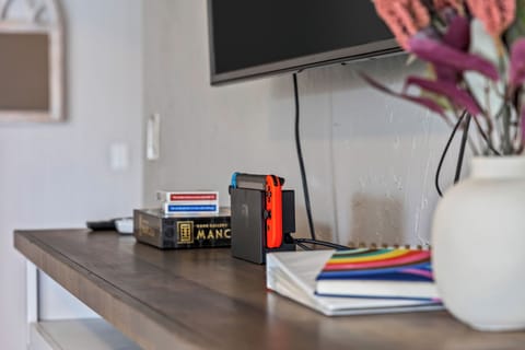 Nintendo Switch, board games, cards, books for children & adults.