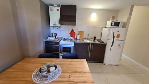 Comfort Apartment | Private kitchen | Fridge, microwave, oven, rice cooker