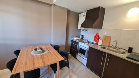 Comfort Apartment | Private kitchen | Fridge, microwave, oven, rice cooker