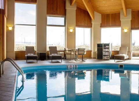 Indoor pool, open 8 AM to 10:00 PM, sun loungers