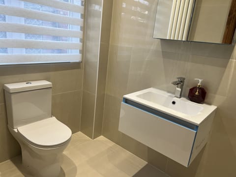 Deluxe Suite | Bathroom | Deep soaking tub, rainfall showerhead, free toiletries, hair dryer