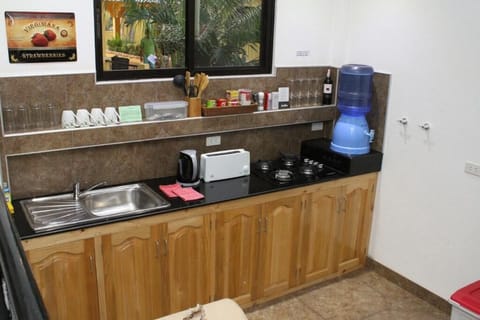 Exclusive Double Room | Private kitchenette | Fridge, stovetop, cookware/dishes/utensils, freezer