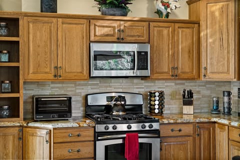 Modern stainless appliances