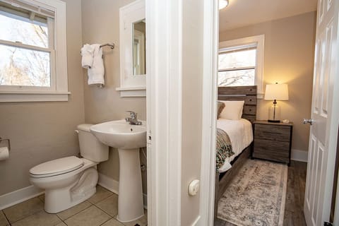House, Multiple Beds, Patio, Garden View | Bathroom | Designer toiletries, hair dryer, towels, soap