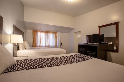 Room, 2 Queen Beds, Non Smoking, Refrigerator & Microwave | Free WiFi, bed sheets