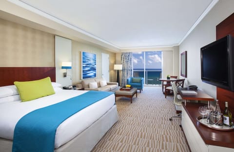 Junior Suite, 1 King Bed with Sofa bed, Ocean View | View from room