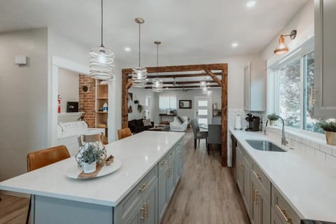 Gather around the kitchen island for good times and great meals.