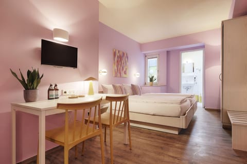 City Double Room | Individually decorated, desk, laptop workspace, iron/ironing board