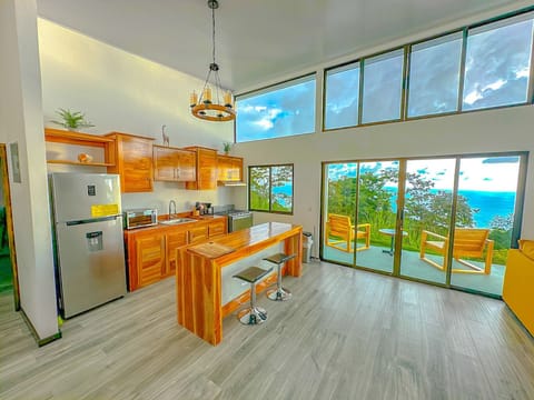 4bdr House in Uvita LORO | Panoramic Ocean Views | Private kitchen | Full-size fridge, microwave, stovetop, coffee/tea maker