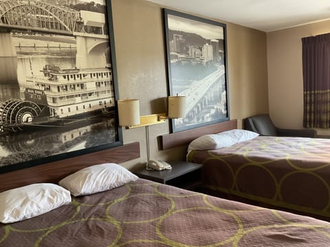 Double Room, 2 Double Beds | Premium bedding, desk, laptop workspace, blackout drapes